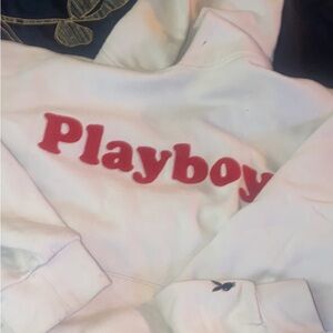 PLAYBOY White Jacket with Red Logo